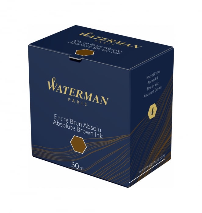 Calimara Cerneala Waterman Absolute Brown 50 ml permanent [2]