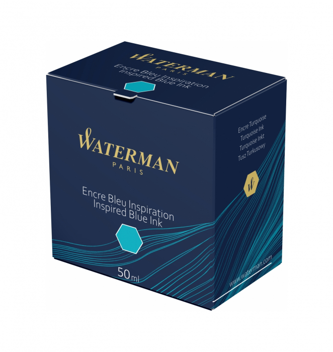 Calimara Cerneala Waterman Inspired Blue 50 ml permanent [4]