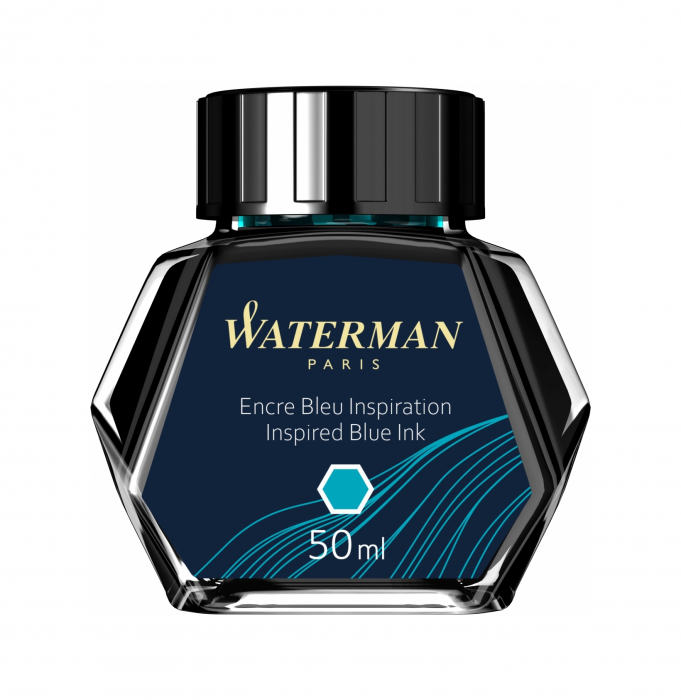 Calimara Cerneala Waterman Inspired Blue 50 ml permanent [3]