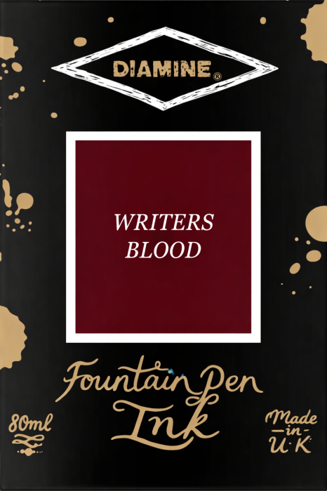 Calimara Cerneala Writers Blood 80ml, Diamine [3]