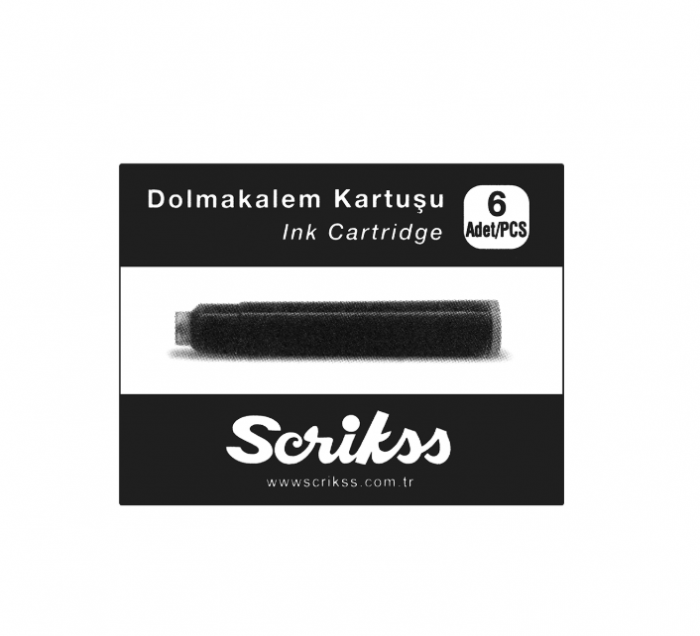 Cartus Scrikss Mini Black Permanent set 6 buc [3]