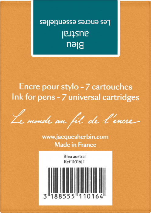 Cartuse Bleu Austral - set 7 buc Jacques Herbin [4]