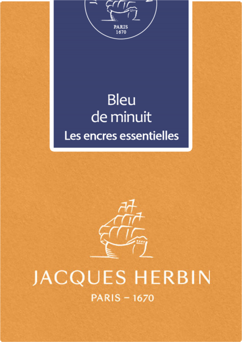 Cartuse Bleu de Minuit - set 7 buc Jacques Herbin [1]