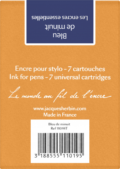 Cartuse Bleu de Minuit - set 7 buc Jacques Herbin [4]