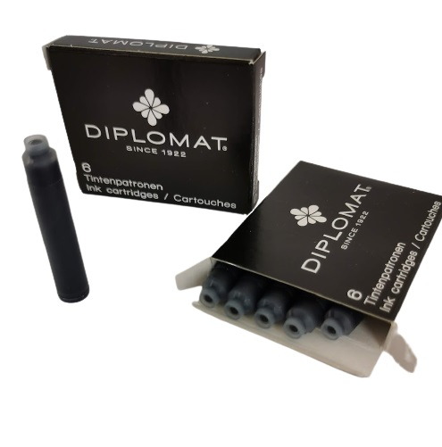Cartuse Cerneala 6 buc/set Black Diplomat [2]