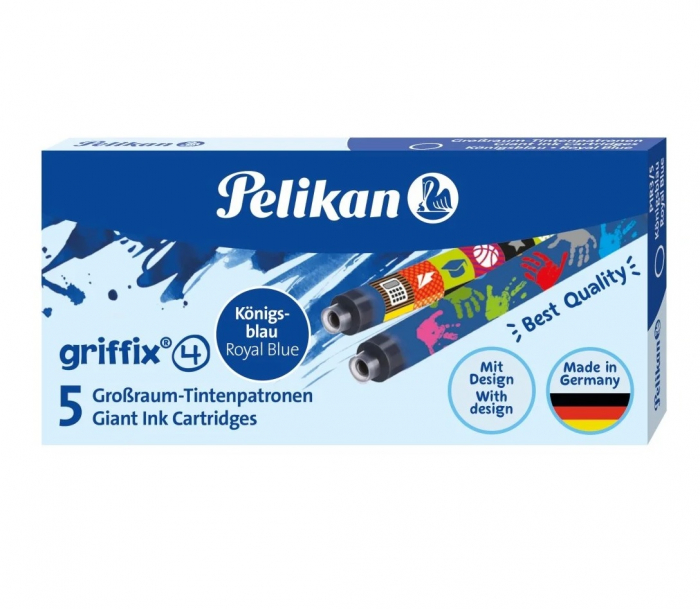 Cartuse Cerneala Albastru Royal Griffix set 5 buc, Pelikan [1]