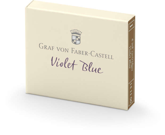 Cartuse Cerneala Violet Blue 6 buc/cutie, Graf von Faber-Castell [1]