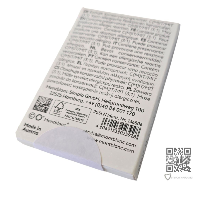 Cartuse cerneala Meisterstück Romeo & Juliet, Verona Red, set 8 buc, Montblanc [2]