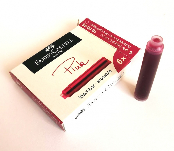 Cartuse Cerneala Mici Roz Faber-Castell 6 buc/cutie [2]