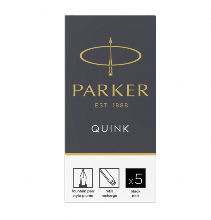 Cartuse Cerneala Parker Quink Black set 5 buc [2]