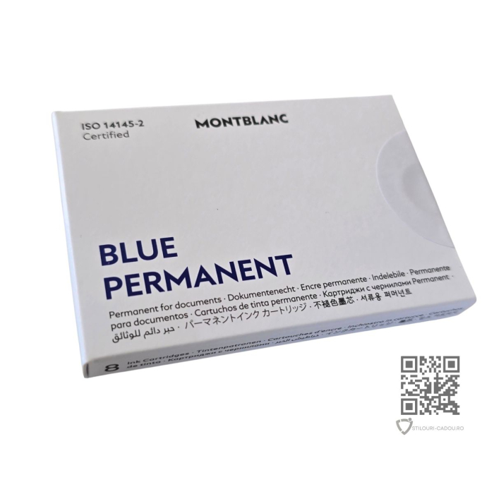Cartuse Cerneala  Permanent Blue set 8 buc, Montblanc [2]