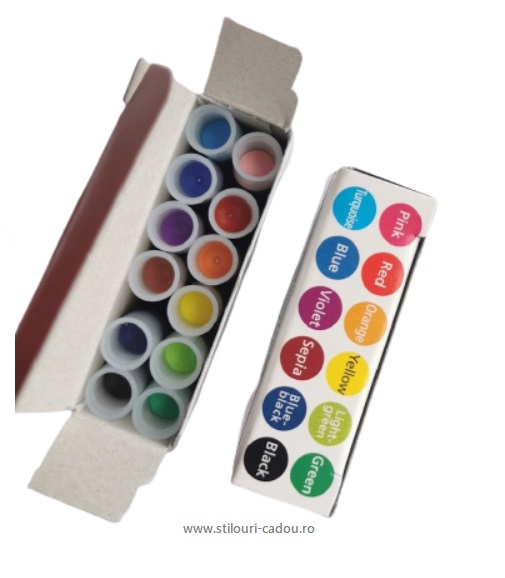CARTUSE CERNEALA PILOT PARALLEL PEN DIV CULORI SET 12 CUL [2]