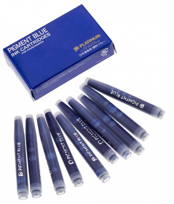 Cartuse Cerneala Pigment Blue set 10 buc, Platinum [5]