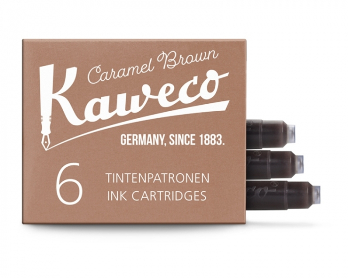Cartuse cerneala set 6 buc Caramel Brown, Kaweco [2]