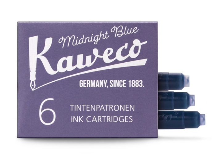 Cartuse cerneala set 6 buc Midnight Blue, Kaweco [2]