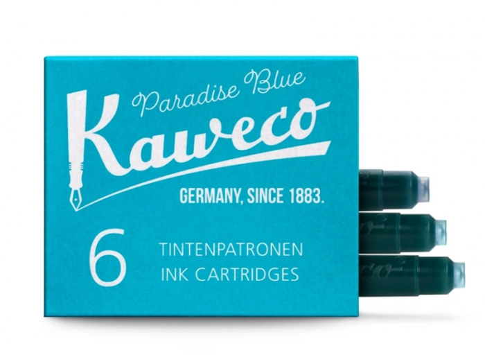 Cartuse cerneala set 6 buc Paradise Blue, Kaweco [2]