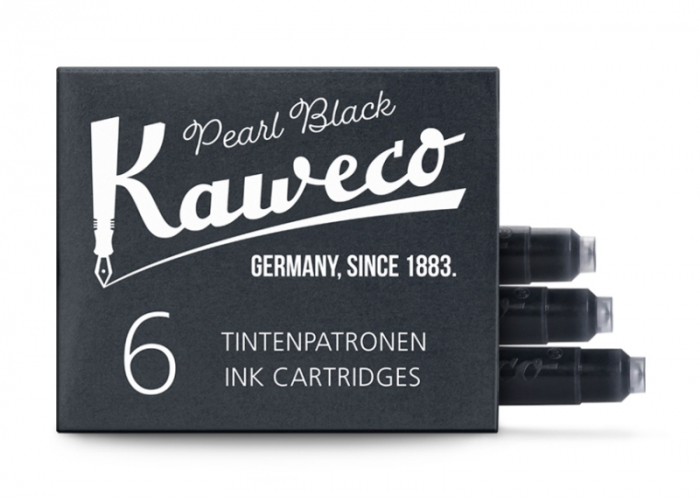 Cartuse Cerneala set 6 buc Pearl Black, Kaweco [2]