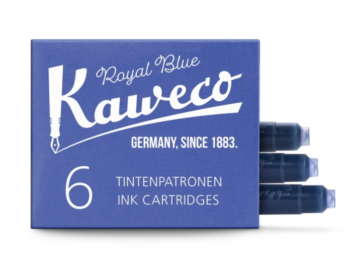 Cartuse cerneala set 6 buc Royal Blue, Kaweco [2]