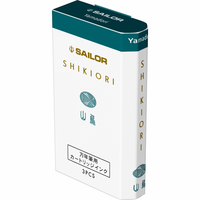 Cartuse cerneala Shikiori Fall Yamadori Turquoise - set 3 buc, Sailor [3]