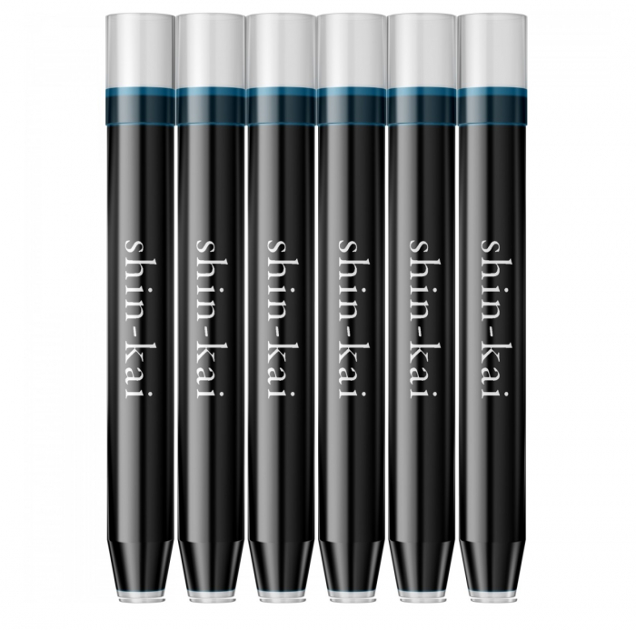 Cartuse Cerneala Standard Size Iroshizuku Shin-Kai Set 6, Pilot [4]