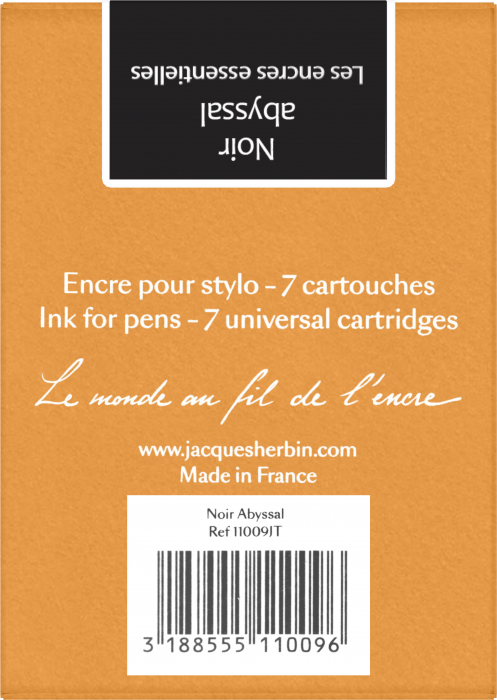 Cartuse Noir Abyssal - set 7 buc Jacques Herbin [4]