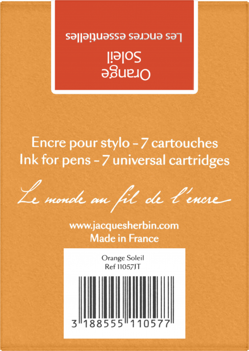 Cartuse Orange Soleil- set 7 buc Jacques Herbin [4]