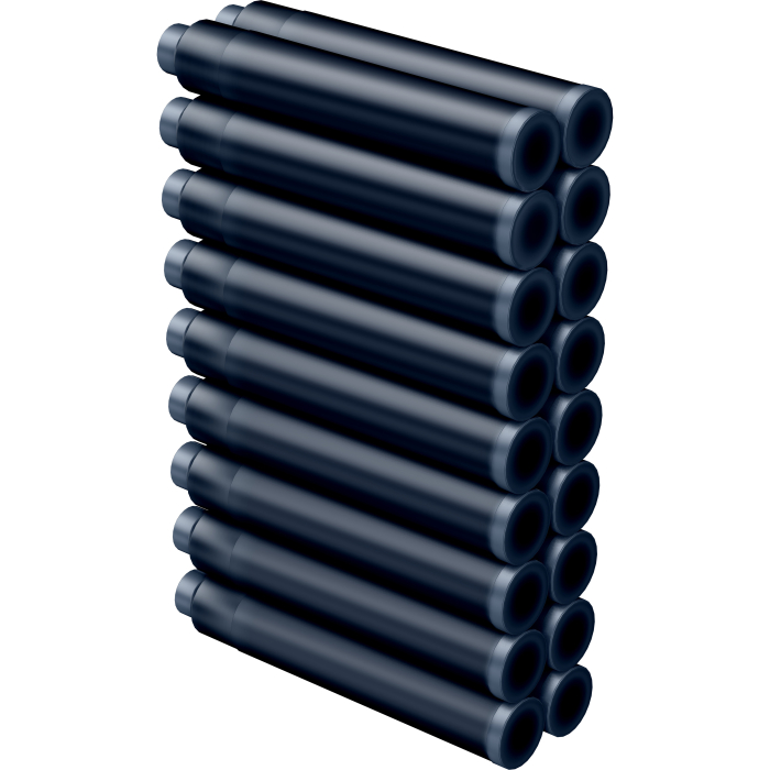 Cartuse set 18 buc - Blue Black [4]