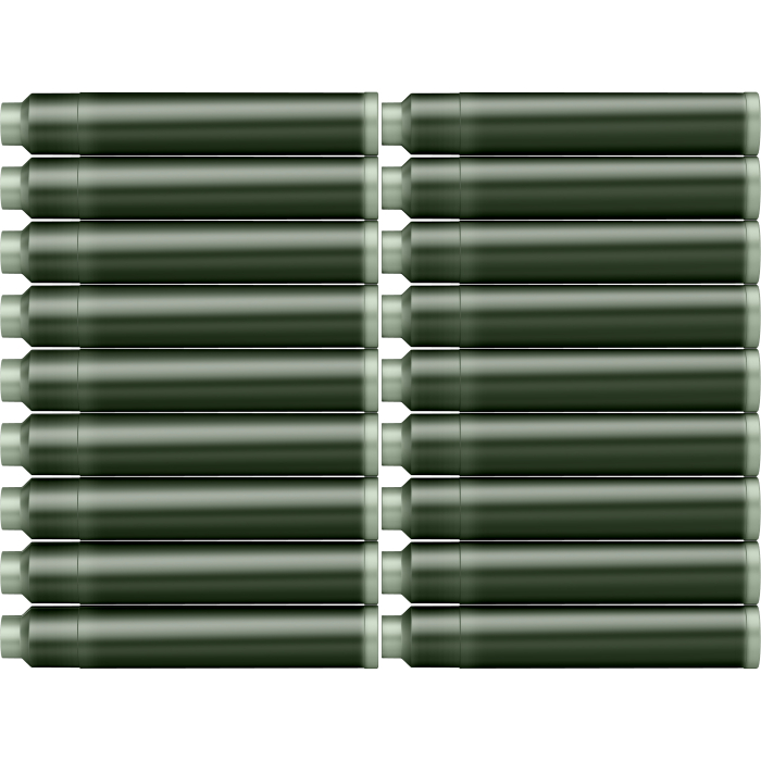 Cartuse set 18 buc - Green Umber [3]