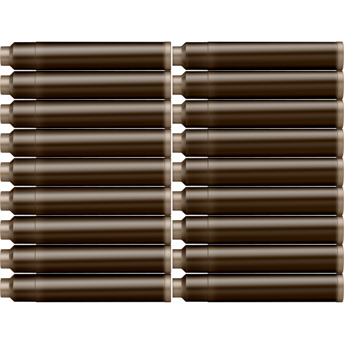 Cartuse set 18 buc - Saddle Brown [3]