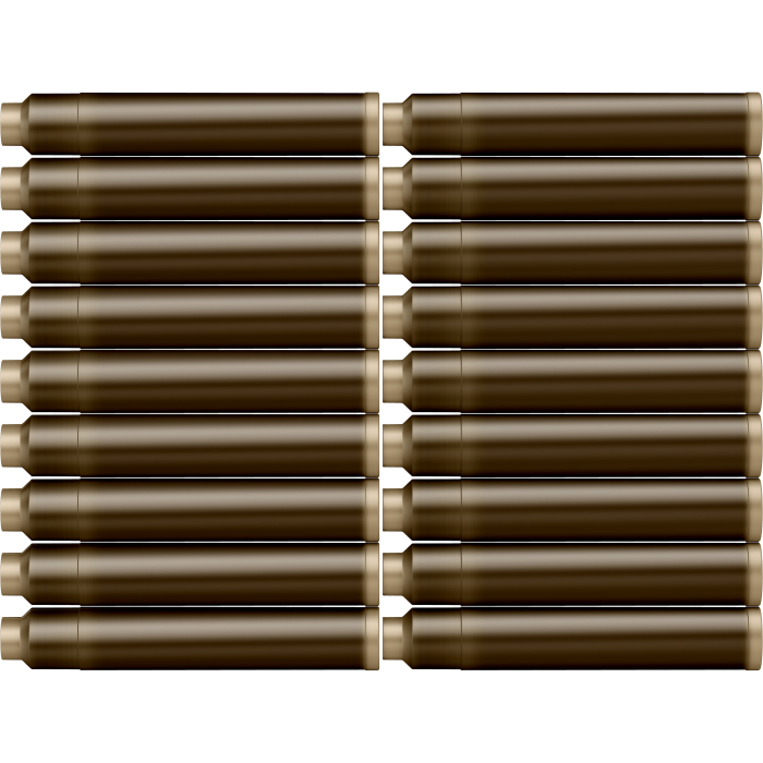 Cartuse set 18 buc - Warm Brown [3]