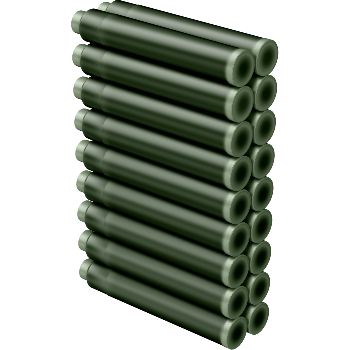 Cartuse set 18 buc - Woodland Green [4]