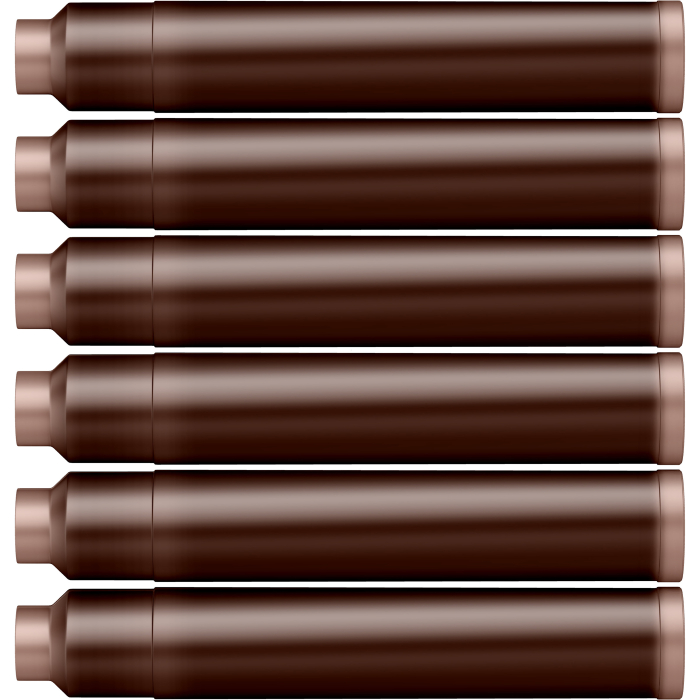 Cartuse set 6 buc - Ancient Copper [3]