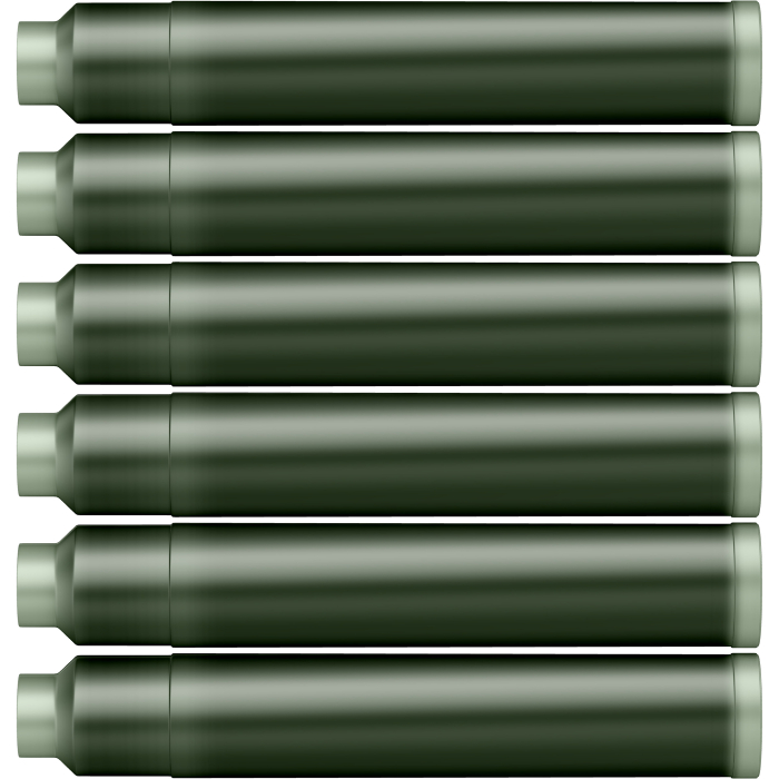 Cartuse set 6 buc - Green Umber [3]