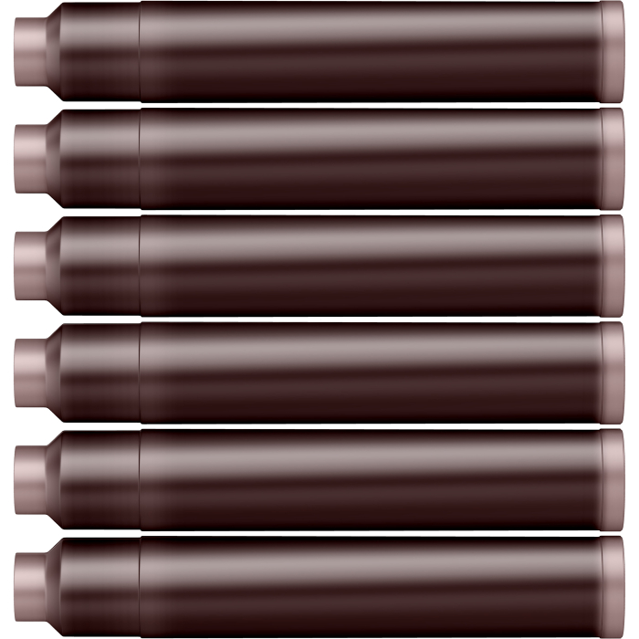 Cartuse set 6 buc - Oxblood [3]
