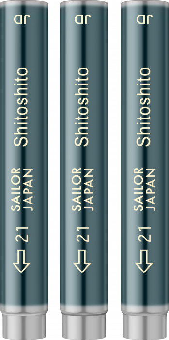 Cartuse Shikiori Sailor Shitoshito Turquoise, set 3 buc [4]