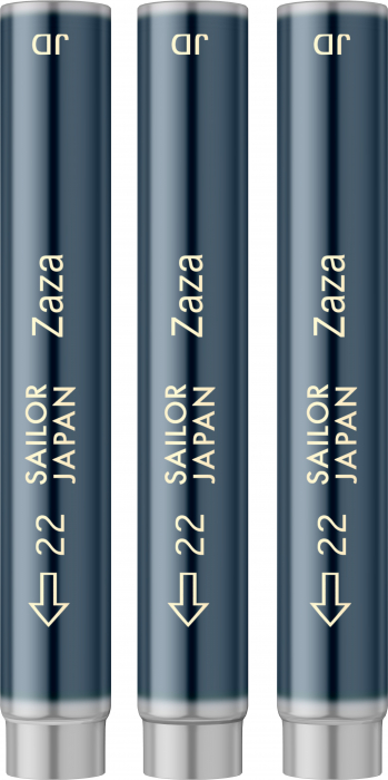 Cartuse Shikiori Sailor Zaza Blue, set 3 buc [2]