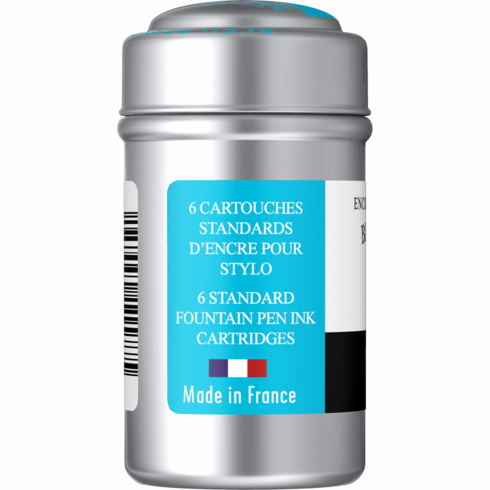 Cartuse Writing The Pearl of Inks Bleu Pervenche set 6 cart, Jacques Herbin [4]