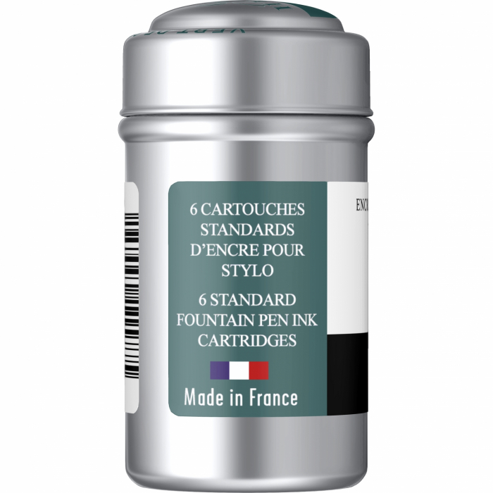 Cartuse Writing The Pearl of Inks Vert de Gris set 6 cart, Jacques Herbin [4]