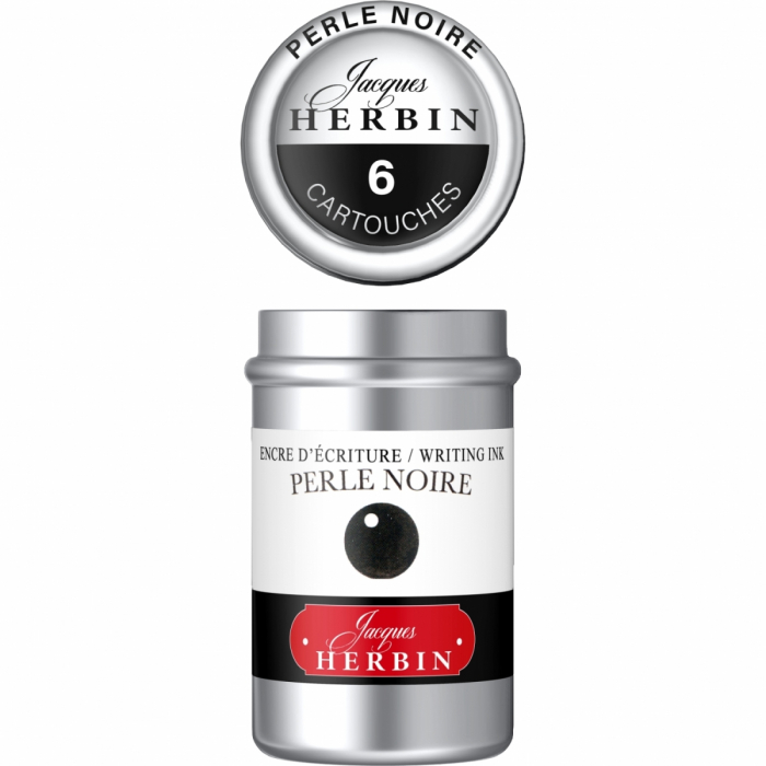 Cartuse Writing The Pearl of Inks Perle Noir set 6 cart, Jacques Herbin [7]