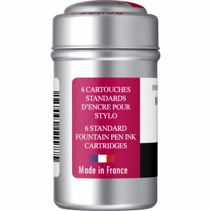 Cartuse Writing The Pearl of Inks Rouge Caroubier set 6 cart, Jacques Herbin [5]