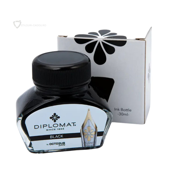 Cerneala Octopus 30 ml, Octopus Black, Diplomat [2]