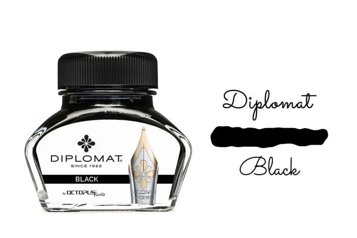 Cerneala Octopus 30 ml, Octopus Black, Diplomat [3]