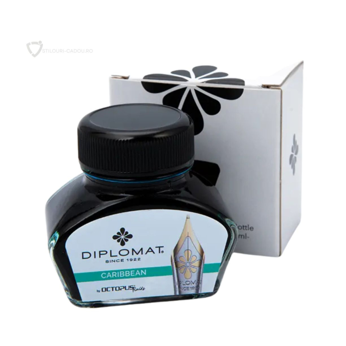Cerneala Octopus 30 ml, Octopus Caribbean Turquoise, Diplomat [2]