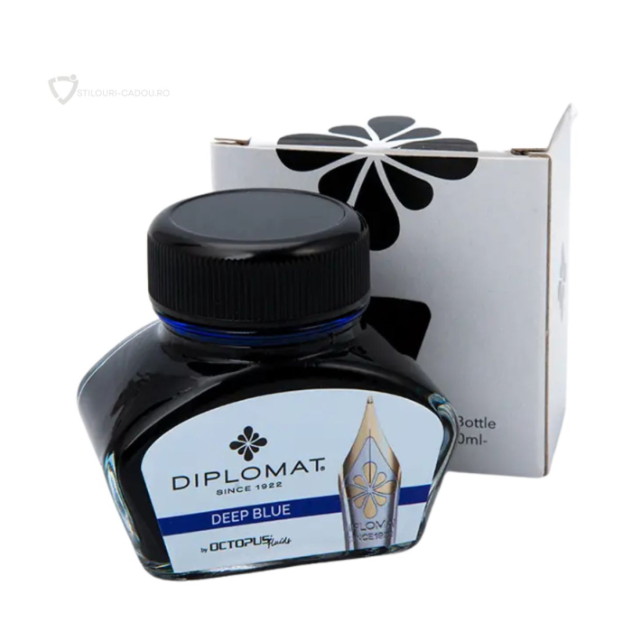 Cerneala Octopus 30 ml, Octopus Deep Blue, Diplomat [3]