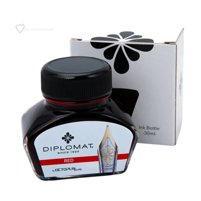 Cerneala Octopus 30 ml, Octopus Red, Diplomat [2]
