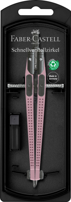 Compas QUICK-SET Grip Rose, Faber-Castell [2]