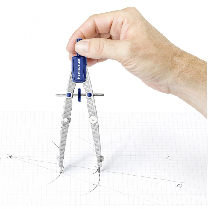 Compas Scolar Noris- Adaptor + extensie + Etui mine, Staedtler [5]