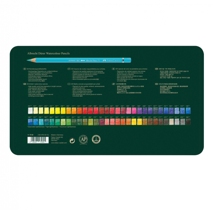 Creioane Colorate Acuarela A.DURER 120 Buc, Faber-Castell [4]