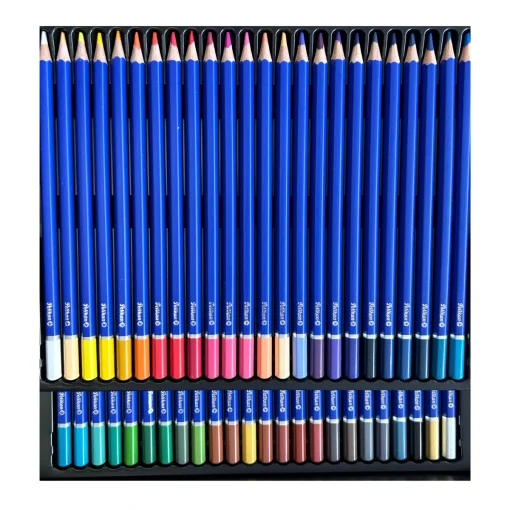 Creioane colorate Premium, set 48 culori,cutie metalica, Pelikan [3]
