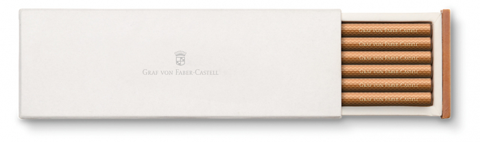 Creioane Guilloche Lungi Maro Set 6 Buc Graf von Faber-Castell [3]